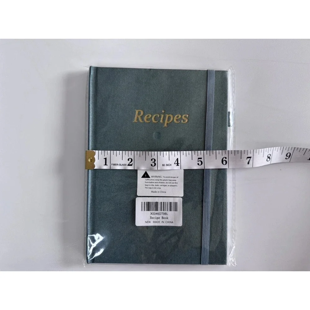 New Recipe Book to Write Your Own Recipes, Blank Cookbook Notebook with Tabs